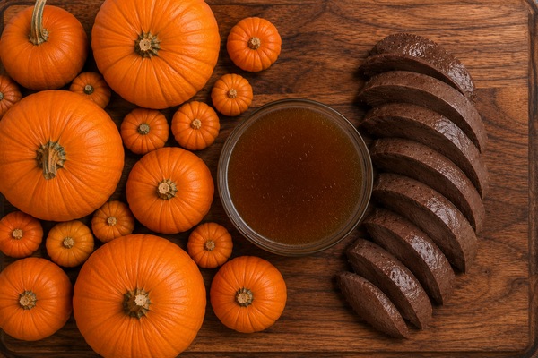 Beef broth and pumpkin base